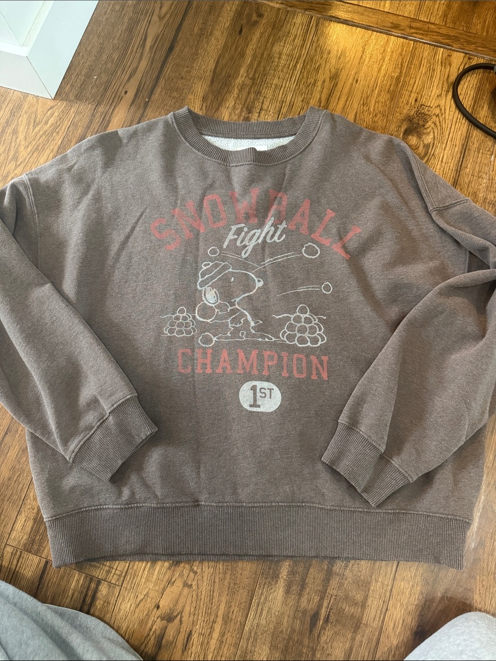American eagle snoopy sweater